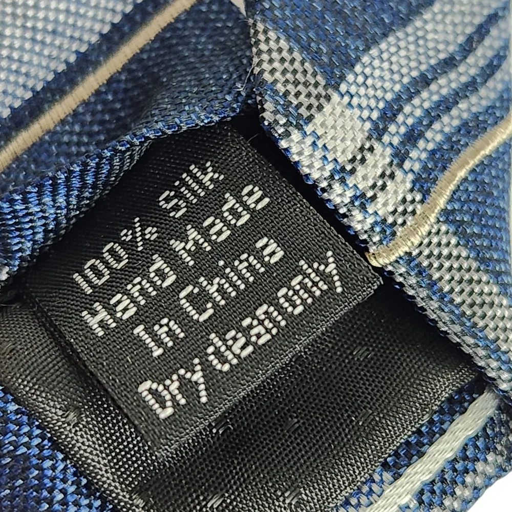 Pronto Uomo NWT 100% Silk Techno-Care Blue Plaid Mens Wearhouse Neck Tie Gift